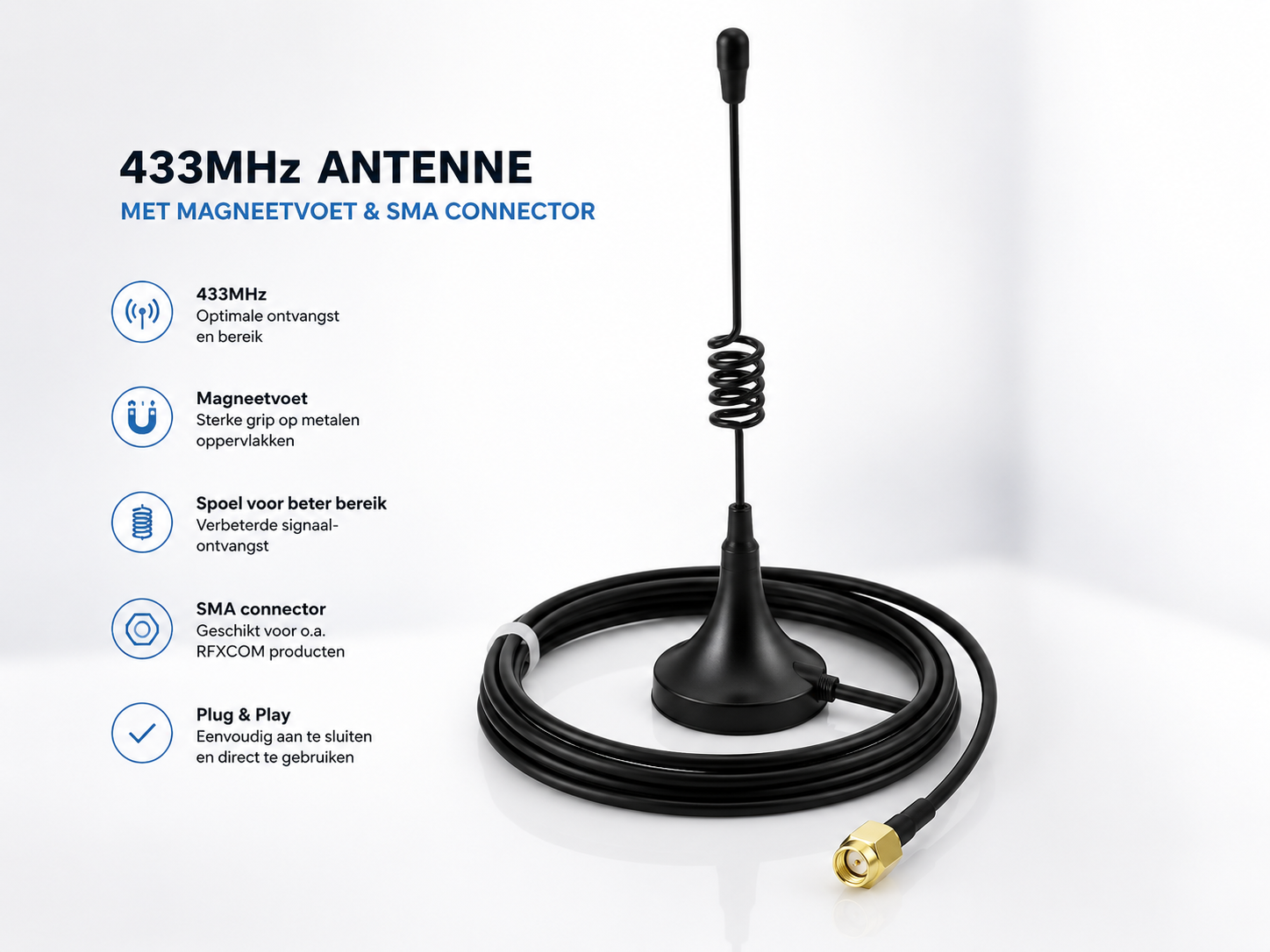 Antenne met kabel